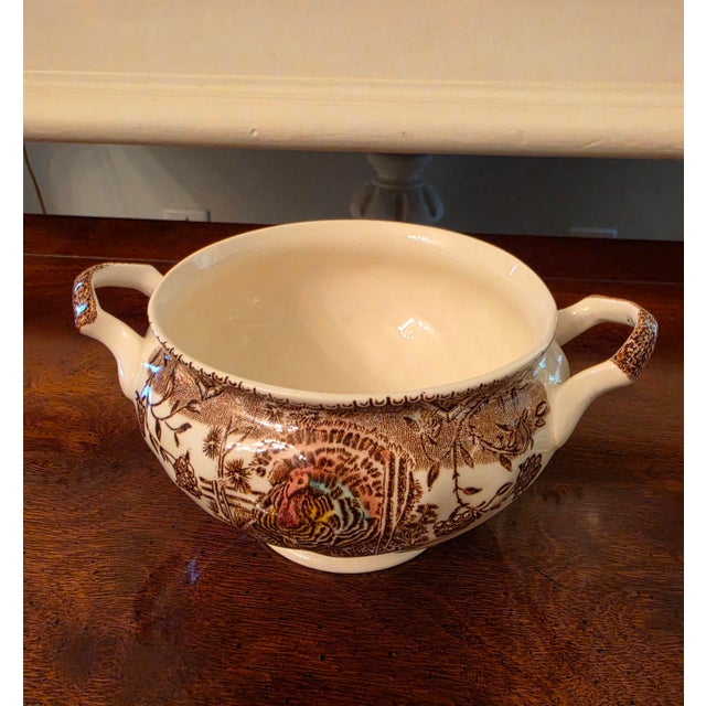 Mid 20th Century Vintage Johnson Brothers His Majesty Sugar Bowl and Lid England 2-Pieces For Sale - Image 5 of 11