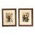 Contemporary Set of 2 Original Wayne Cunningham Abstract Collages Framed-A Pair For Sale