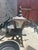 English Early 20th Century Cast Iron and Copper Entryway Gas Lantern For Sale - Image 3 of 3
