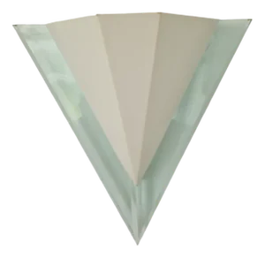 Vintage Geometrical Wall Sconce, 1980s