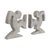 Metal La Linea Bookends by Osvaldo Cavandoli, 1970s, Set of 2 For Sale - Image 3 of 16
