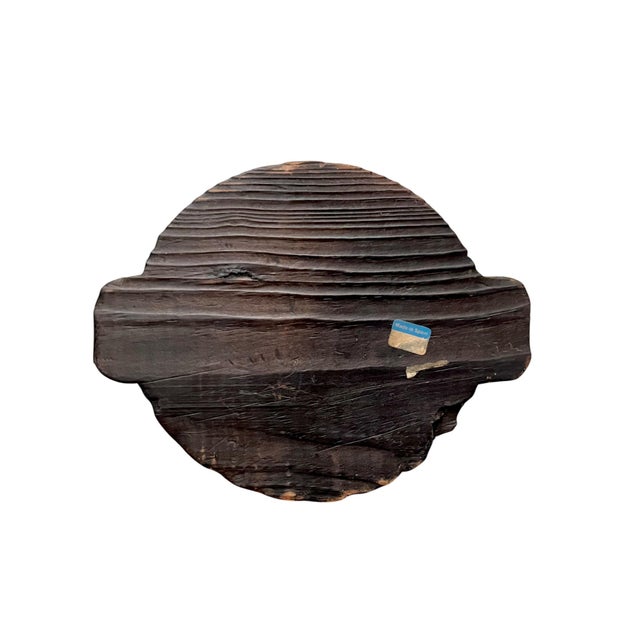 Wood Vintage Tramp Art Hand-Carved Wooden Nutcracker & Catchall For Sale - Image 7 of 10