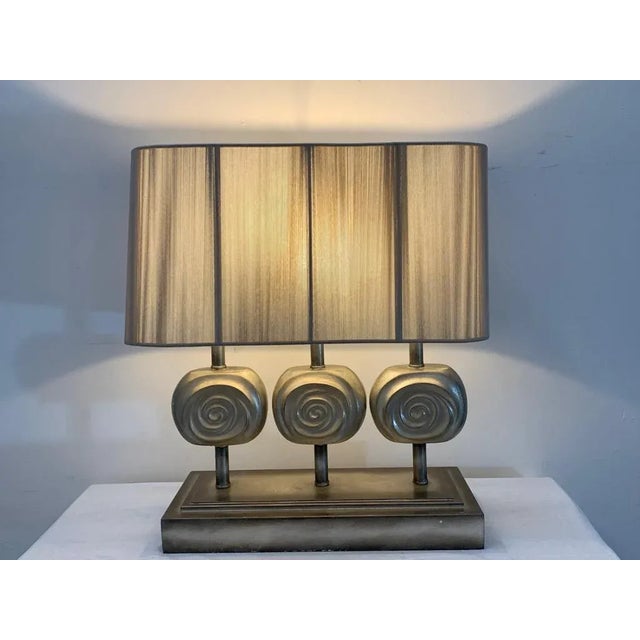 1990s Sculpture Lamp with Adjustable Philiform Elements, 1990s For Sale - Image 5 of 11