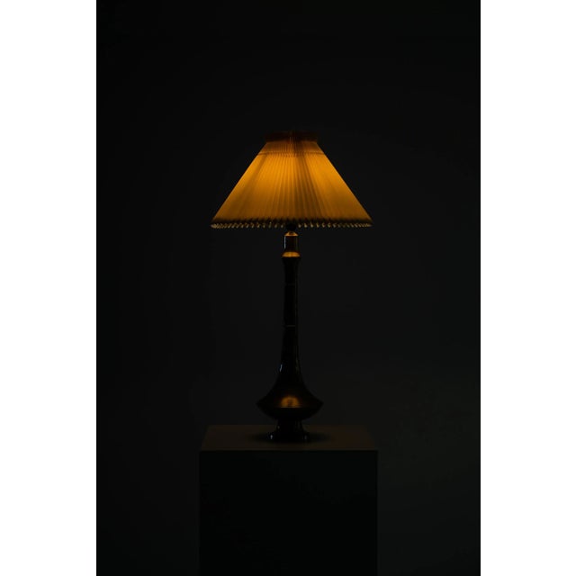 1950s Mid-Century Danish Brass Table Lamps, 1950s, Set of 2 For Sale - Image 5 of 9