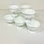 American 1970s Vintage Americana Arts & Crafts Indiana Glass Grape Milk Glass Champagne Coupes/Sherbet Cups - Set of 8 For Sale - Image 3 of 14