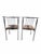 Mid 20th Century MCM B. Brody Chrome Spindle Back Side Chairs Newly Reupholstered – Pair For Sale - Image 5 of 12