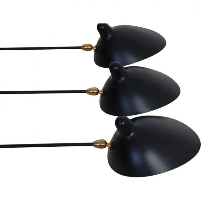 5-Arm Spider Lamp by Serge Mouille For Sale - Image 10 of 17