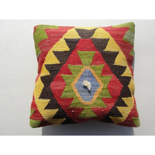 Kilim Rug Pillow For Sale - Image 4 of 11