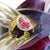 Vintage Murano Sommerso Red Purple Blue Gold Flecks Italian Art Glass Bird Figurine With Original Label For Sale - Image 10 of 10