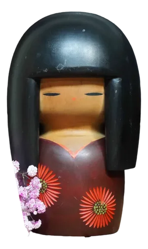 Vintage Gunma Kokeshi by Ryoka Aoki, Japan, 1980s