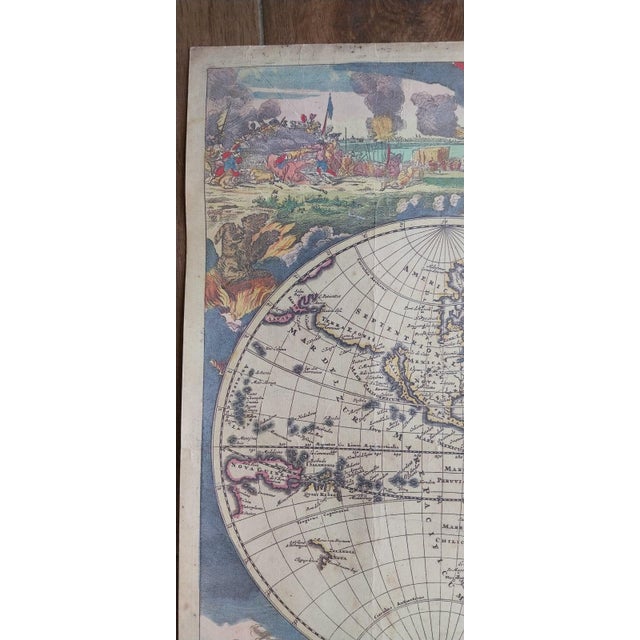 Nova Totius Terrarum Orbis Tabula Chart, Amsterdam, 17th Century For Sale - Image 3 of 10