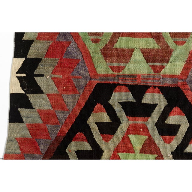 Large Vintage Kilim Rug For Sale - Image 9 of 10