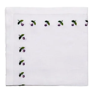 Deborah Rhodes French Mum Napkins, Lavender, Set of 4