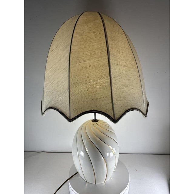 Italian Ceramic Table Lamp attributed to Tommaso Barbi, 1970s For Sale - Image 11 of 15
