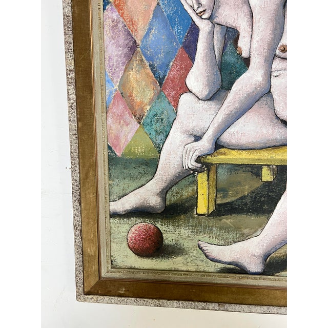 C. 1950s Wallace Michael Figurative Expressionist Nude For Sale - Image 4 of 7