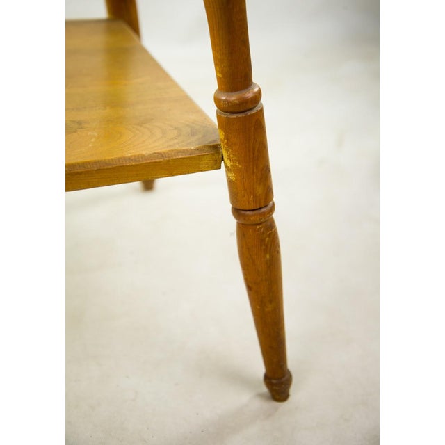 Vintage American Rustic Pine Occasional Table Chairish