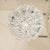 Metal 1960s Crystal Flower Foliate Motif Flush Mount For Sale - Image 7 of 9