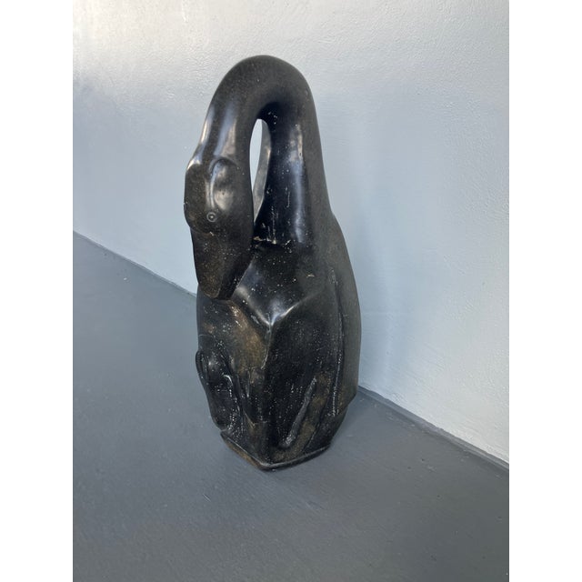 Stone Rare Large Shona Sculpture Attributed to Jonathan Mhondorohuma For Sale - Image 7 of 17