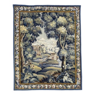 Antique French Aubusson Tapestry, 1940s For Sale
