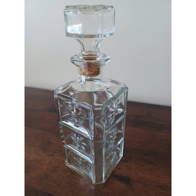 Mid-Century Modern 1960's "Mad Men" Style Glass Decanter For Sale - Image 3 of 8