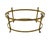1960s Mid Century Modern 1960s Modern Labarge Jansen Style Swan Brass Glass Coffee Table Regency For Sale - Image 5 of 12