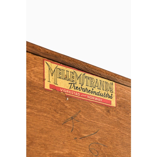 Bar Cabinet in Dark Rosewood, Glass and Steel attributed to Torbjørn Afdal, 1960s For Sale - Image 13 of 14