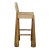 Not Yet Made - Made To Order Laredo Bar Stool, Teak with Synthetic Woven For Sale - Image 5 of 7
