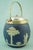Neoclassical Vase or Biscuit Jar in Blue Jasperware with Classical Scenes from Wedgwood, Staffordshire, England, 1890s For Sale - Image 3 of 18