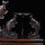 Chinese Vintage Chinese Huali Rosewood Wine Rack | Carved Lotus & Carp Motif Display Stand For Sale - Image 3 of 9