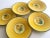 Mid-Century Modern Royal Copenhagen Vintage Mid Century 1950's Yellow Fruit Bellona Faience Porcelain Dessert Plates - Set of 5 For Sale - Image 3 of 13