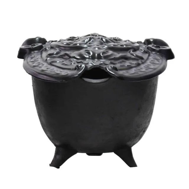 Metal Early 20th Century Cast Iron Coal Box For Sale - Image 7 of 10