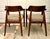 Pair of 1960s Gold Desk & Safe Co. Sculpted Wood Mid-Century Armchairs For Sale - Image 11 of 18