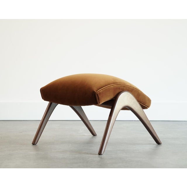 Wood Contour Stools by Vladimir Kagan For Sale - Image 7 of 10