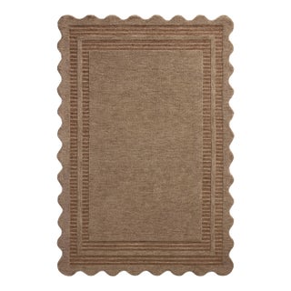 Chris Loves Julia x Loloi Scottie Mocha / Clay 8'-6" x 11'-6" Area Rug For Sale