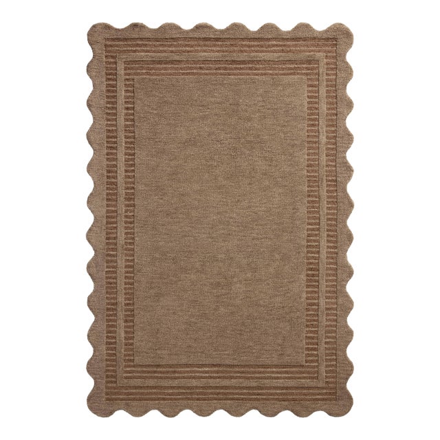 Chris Loves Julia x Loloi Scottie Mocha / Clay 8'-6" x 11'-6" Area Rug For Sale
