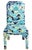 Navy Blue Pair MCM CasaBique Ming Armchairs in Thibaut “Imperial Dragon” For Sale - Image 8 of 18