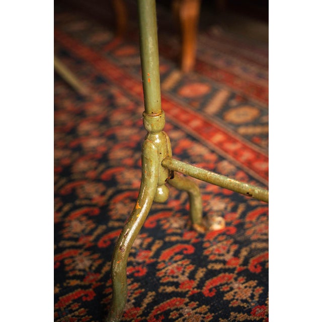 Antique Enameled Iron Towel Holder For Sale - Image 5 of 6