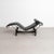 Le corbusier 4 chaise longue à réglage continu, noire, durable for cassina an updated structure, shell and black...
