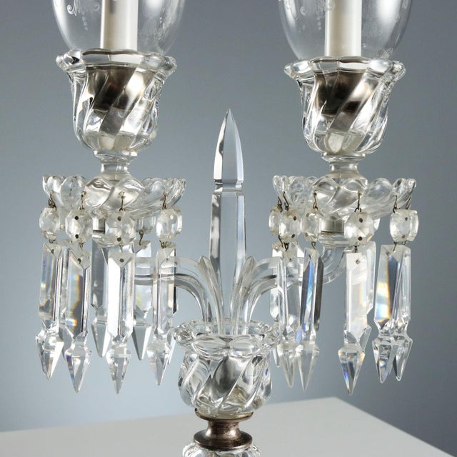 Bohemian Crystal Table Lamp For Sale - Image 6 of 8
