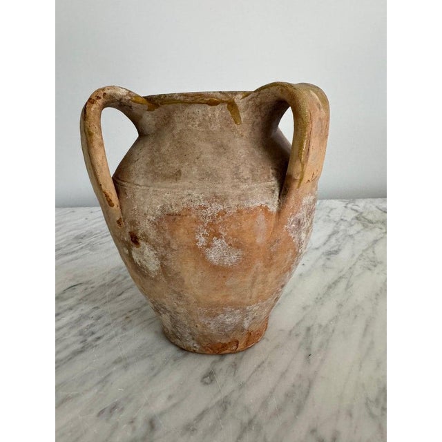 Three-Handle Calabrese Pots – Hand-Thrown Ceramic (Calabria, Late 1800s) Yellow Introducing a remarkable piece of culinary...