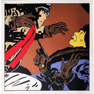 Hugo Pratt, Rasputin, Corto Maltese, Screen Print, 1990 For Sale