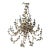 1900s Oversized Antique French Rococo Crystal Chandelier, Rewired, 5’ X 5’ For Sale