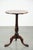 Round antique side table/wine table from the late 18th century with a particularly subtle base and a very beautiful...