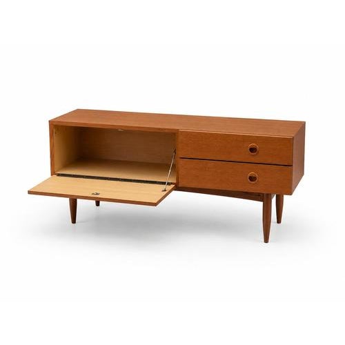 Teak Sideboard with Conical Legs For Sale - Image 5 of 7