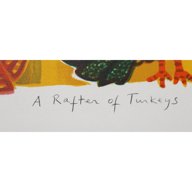 Contemporary A Rafter of Turkeys, Judith Bledsoe For Sale - Image 3 of 4