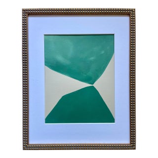 2026 "La Previsione" Contemporary Abstract Painting on Paper by Artist r.k. Red For Sale