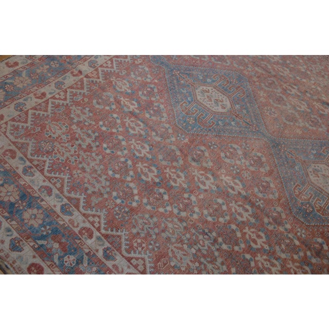 1930s Vintage Distressed Qashqai Rug - 7'6" X 9'9" For Sale - Image 5 of 11