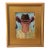 Impressionist Western Cowboy Portrait Painting Including the Antiqued Gold Wood Frame For Sale