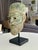 Vintage Patinated Bronze Bust Greek Scholar For Sale In Palm Springs - Image 6 of 17