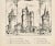 Large C 1880s French Architecture Lithograph of Towers & Bell Towers For Sale - Image 4 of 5
